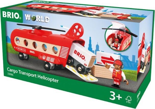Brio World - Fragt Helikopter - 33886