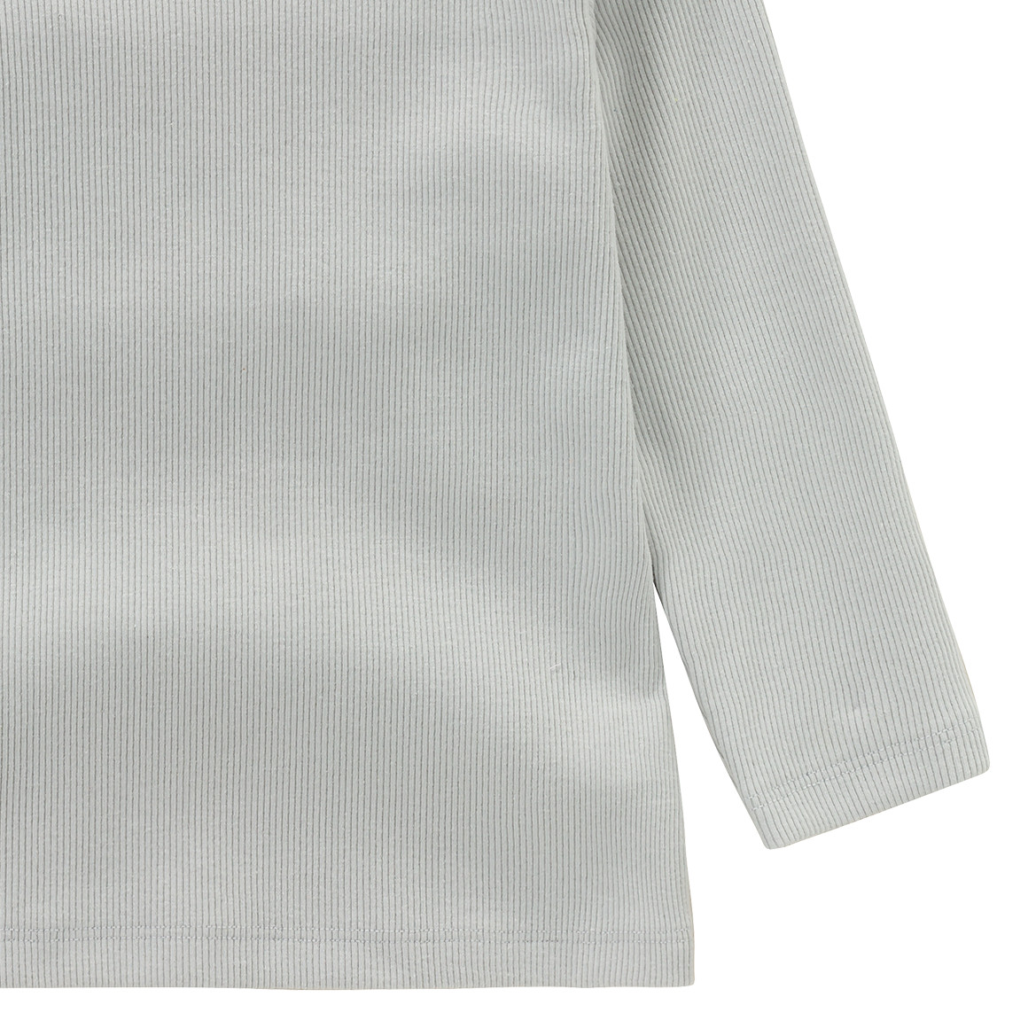 Topomini Pure Collection Baby Langarmshirt mit Rippstruktur hellblau