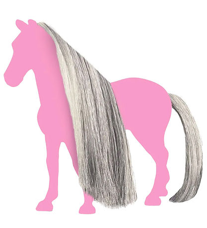 Schleich Horse Club - Haare Beauty Pferdegrau - 42652