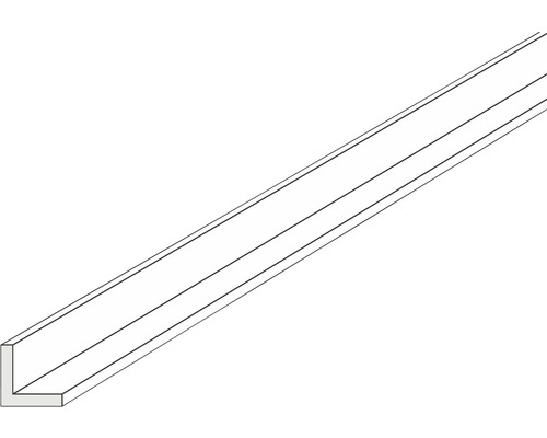 Kunststof L-profiel 1,5x1,5x1000 mm wit