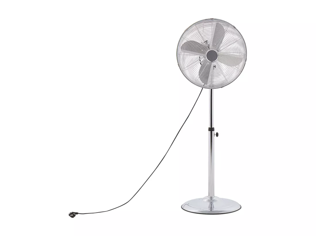 Ventilateur sur pied TRENT Argenté