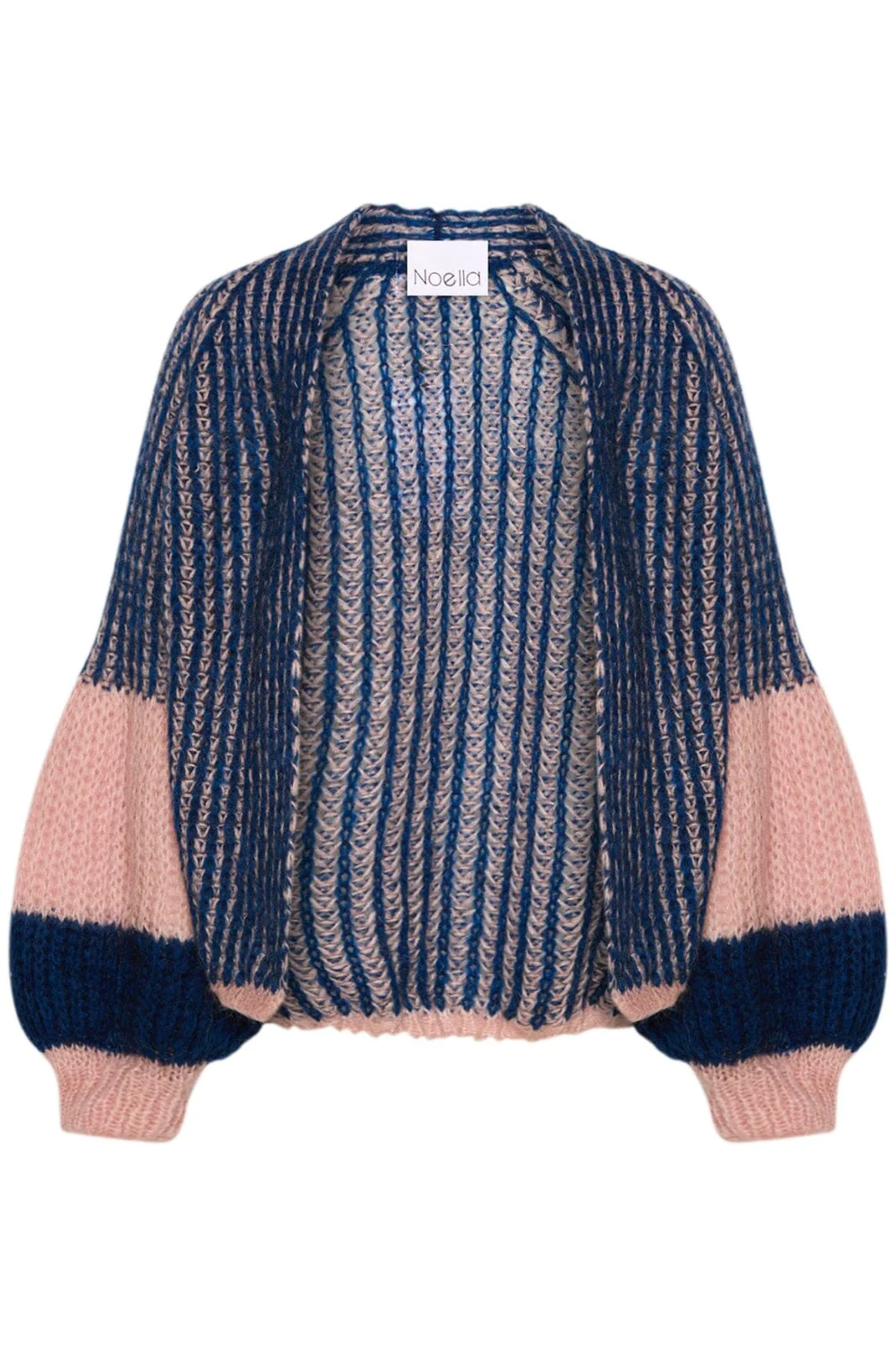 Noella Liana Knit Cardigan rose navy