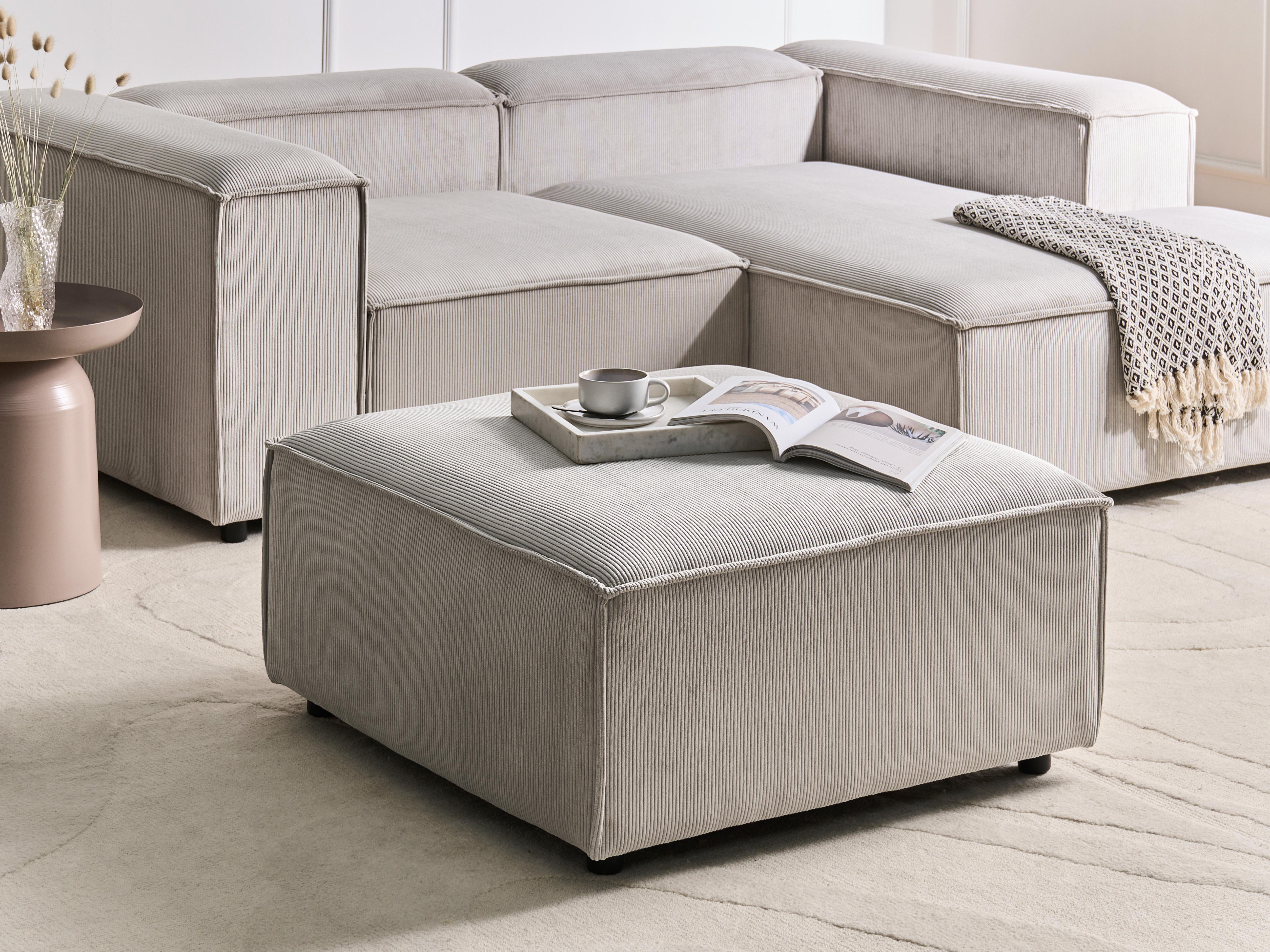 Ottomaan ARDAL Corduroy Taupe