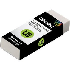 Gomme plastique, (L)60 x (P)21 x (H)11 mm
