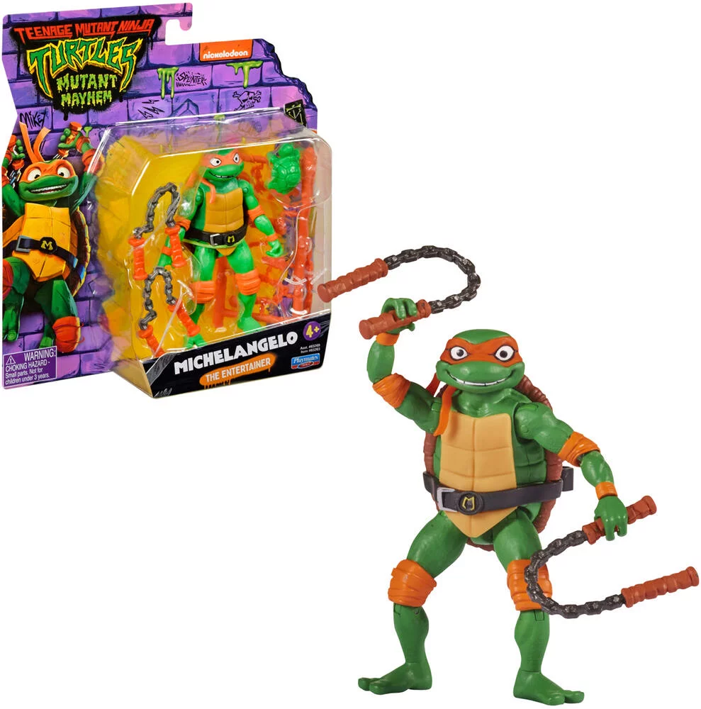TORTUES NINJA -  MICHELANGELO - FIGURINE 12 CM