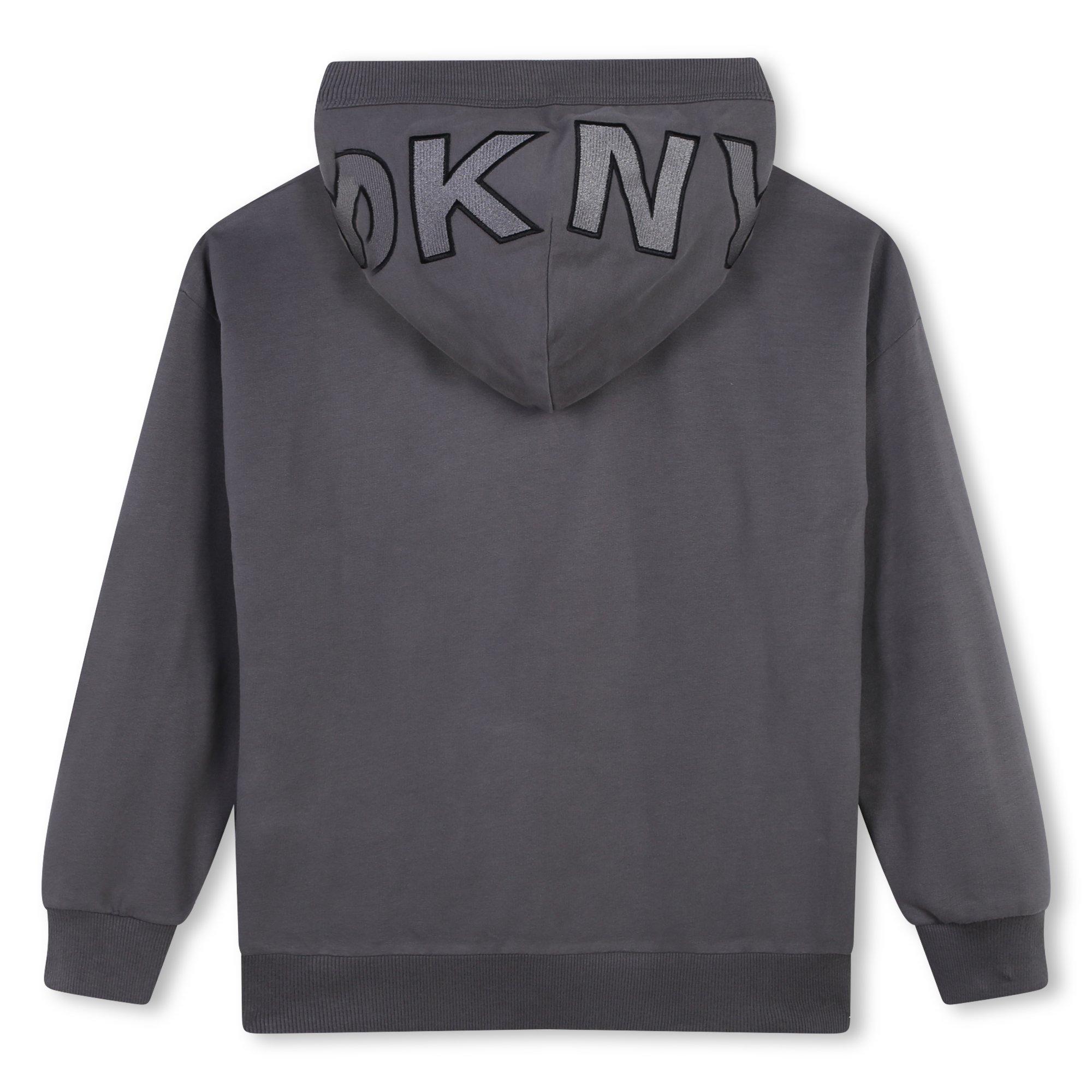 DKNY Logo Applique Hoodie Juniors