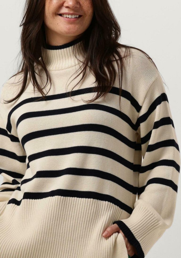 MINUS ecru minus trui leonie turtleneck knit pullover
