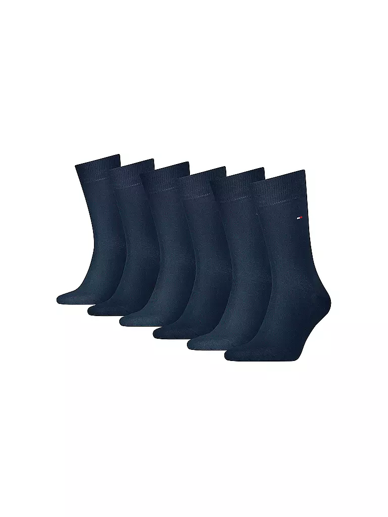 TOMMY HILFIGER Socken 6er Pkg. Dark Navy  dunkelblau