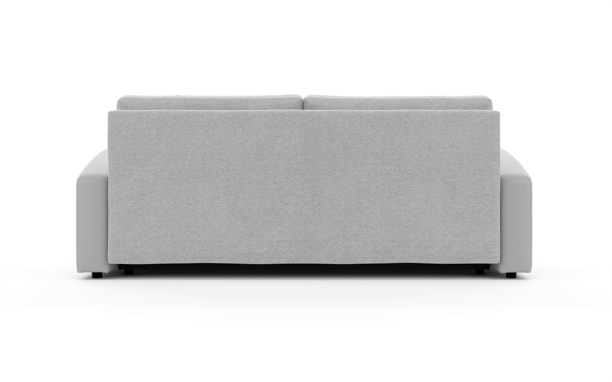 GOODproduct 3-Sitzer »JIGGS wahlweise Schlafsofa mit Bettkasten, Masse B/H/T: 228/96/110 cm« Sofa mit Wellenunterfederung, enthält 2 Rückenkissen und 2 Zierkissen