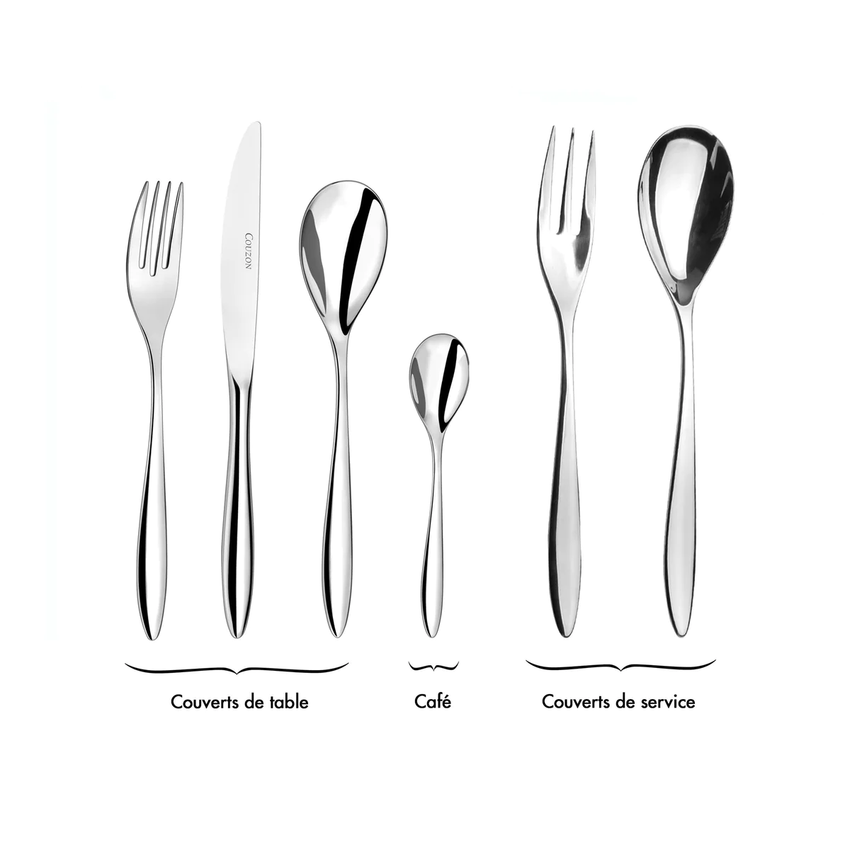 Epsilon - Ménagère 24 pièces en coffret Couzon