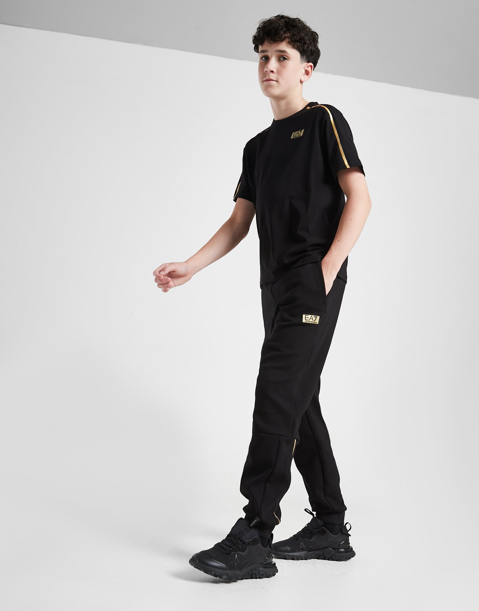 Emporio Armani EA7 Pantalon de jogging Premium Gold Logo Junior