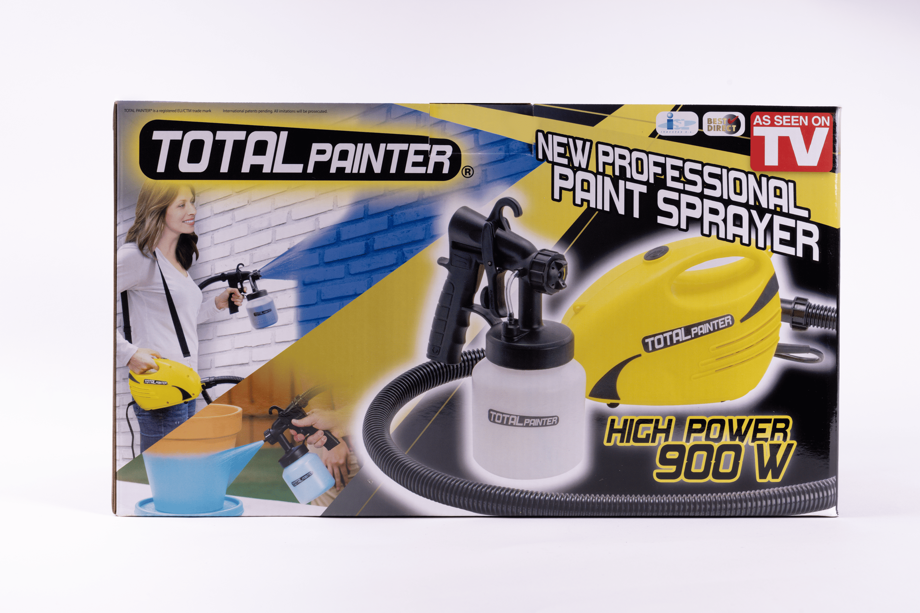(900W) Total Painter Farbsprühsystem Professionelle Sprayer Sprühpistole mit 3 Präzisionsspritzmuster (VBRVACIND0001)