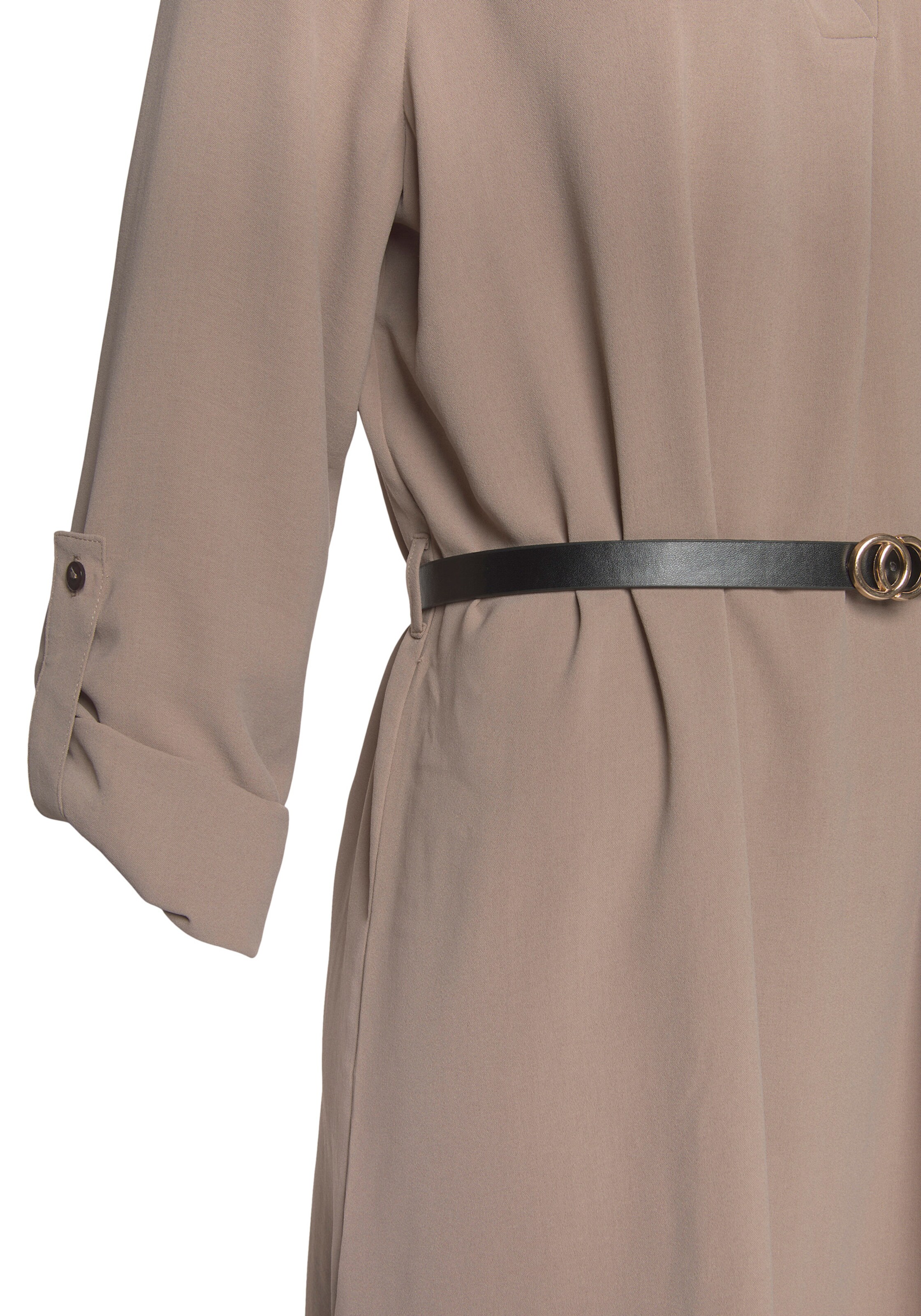 LASCANA Longbluse in taupe