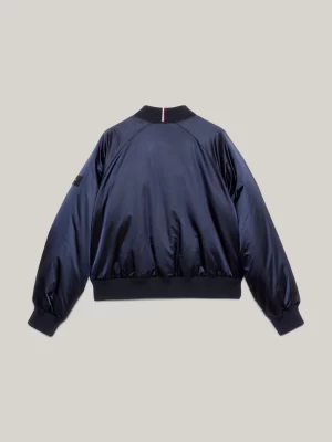 Jaqueta Bomber Oversized Essencial com Alto Brilho