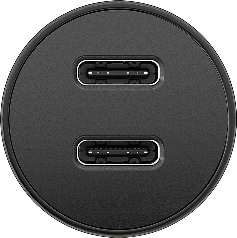 (30W) Dual USB C Auto KFZ Ladegerät Schnellladegerät für Zigarettenanzünder Power Delivery (59705) - Schwarz