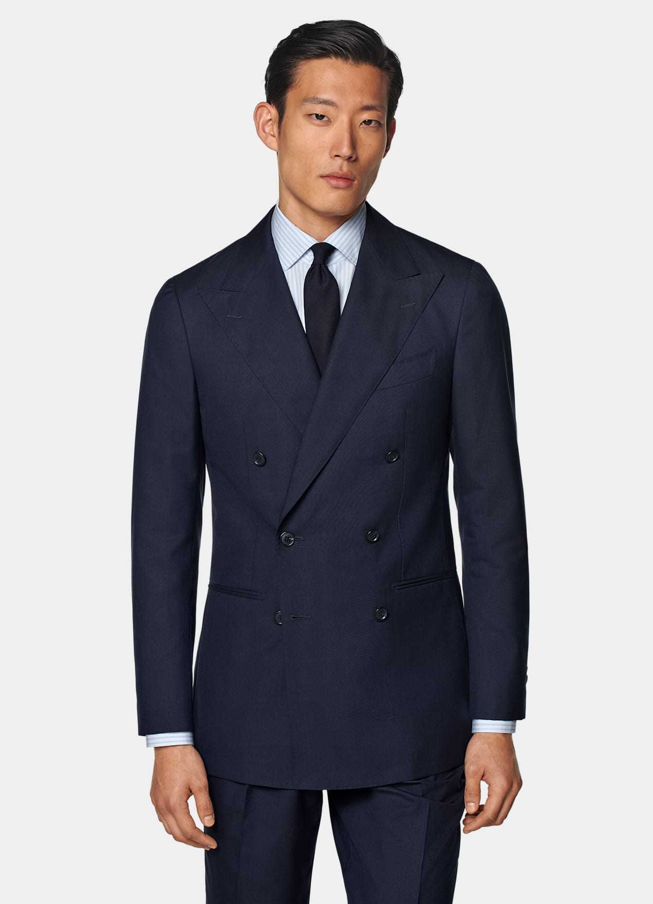 Costume sur mesure Custom Made bleu marine