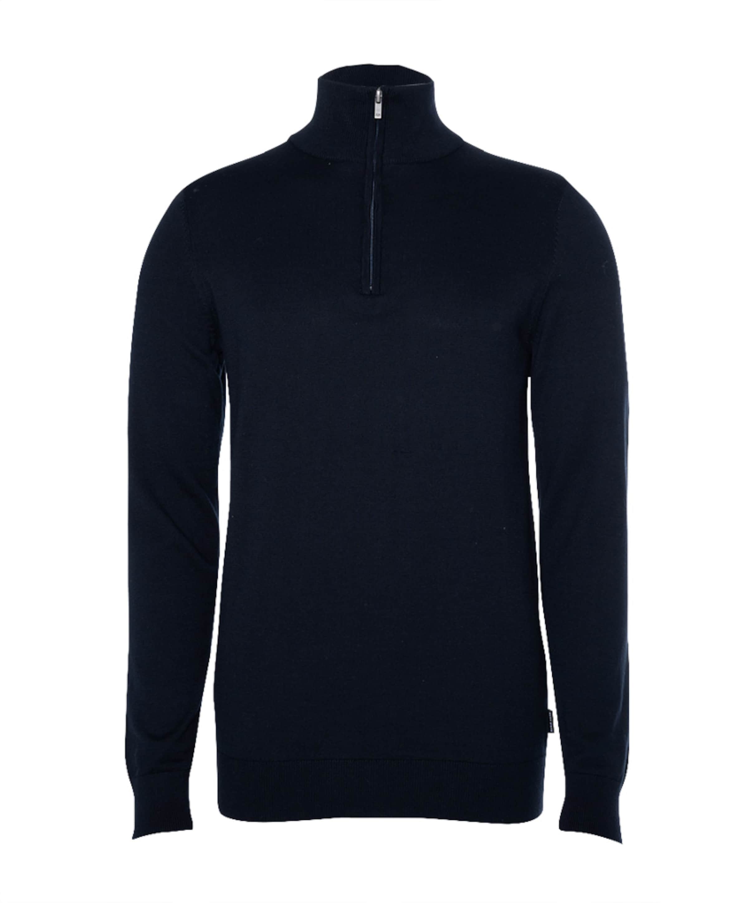 Saint Steve Trui met rits blauw