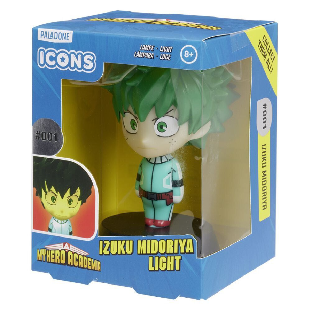 Lampe My Hero Academia Izuku Midoriya Icons veilleuse à piles
