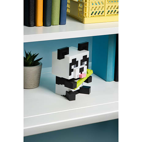 Panda natlampe - hvid og sort