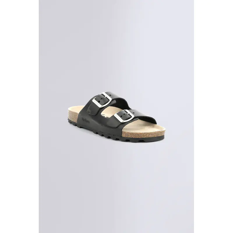 KICK ELK NOIR SANDALES Cuir Femme