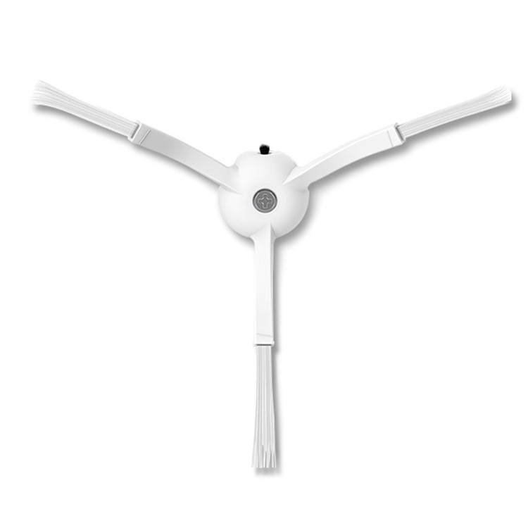 (2er Set) Ersatz Seiten Bürsten mit 3 Borsten Arme für Roborock Staubsauger Roboter P10 / Q Revo / S7 - Weiss