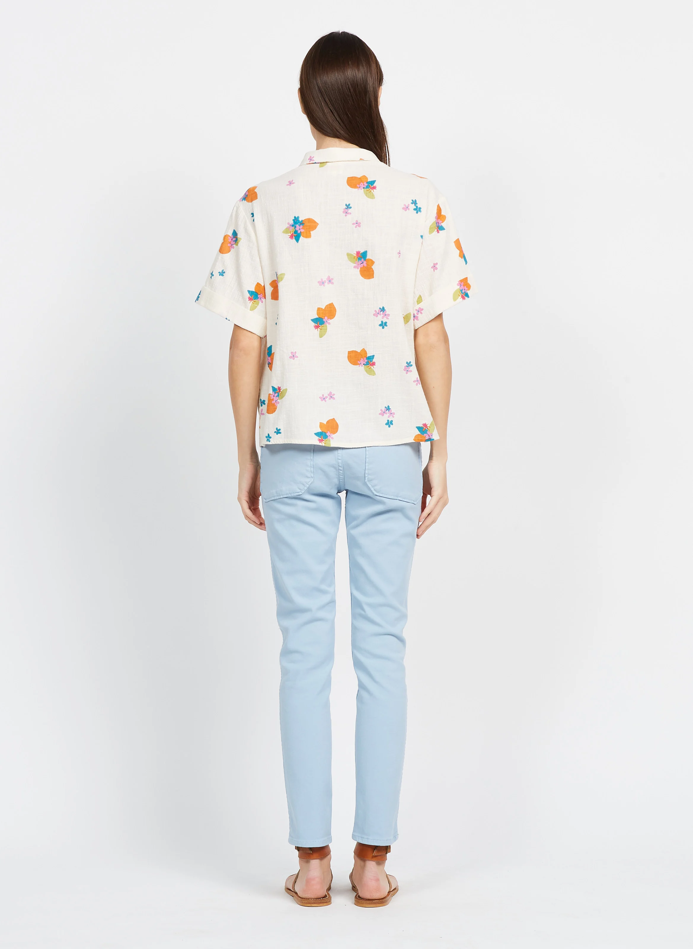 PIERCE - Jean slim en coton mélangé | Jean Délavé