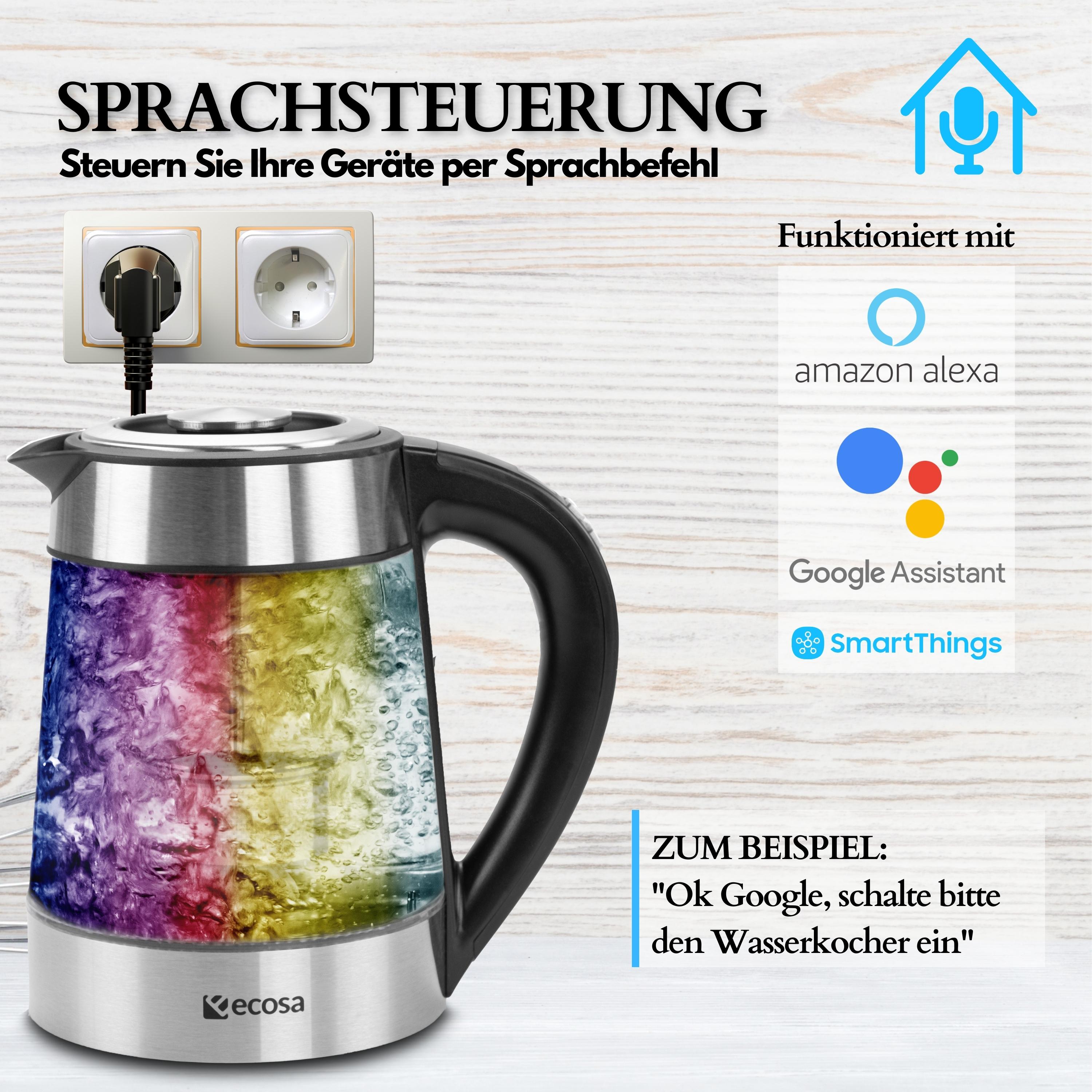 Echos Smart WLAN Steckdose 4er Pack 16A m. Energie Monitor