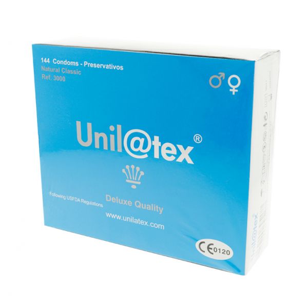 Unilatex Preservativos Naturais 144 Unidades