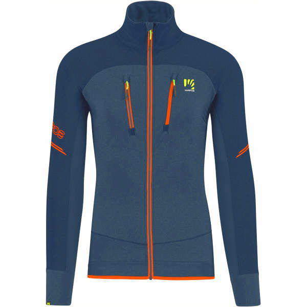 Veste polaire ski rando KARPOS ALAGNA EVO JKT STARGAZER/MIDNIGHT/FIERY RED