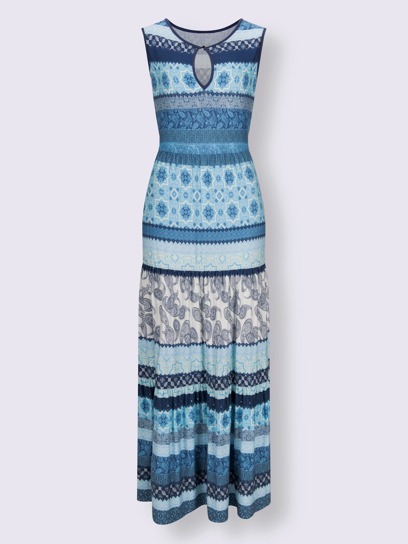 Robe à effet étagé coupe en dégradé affinante