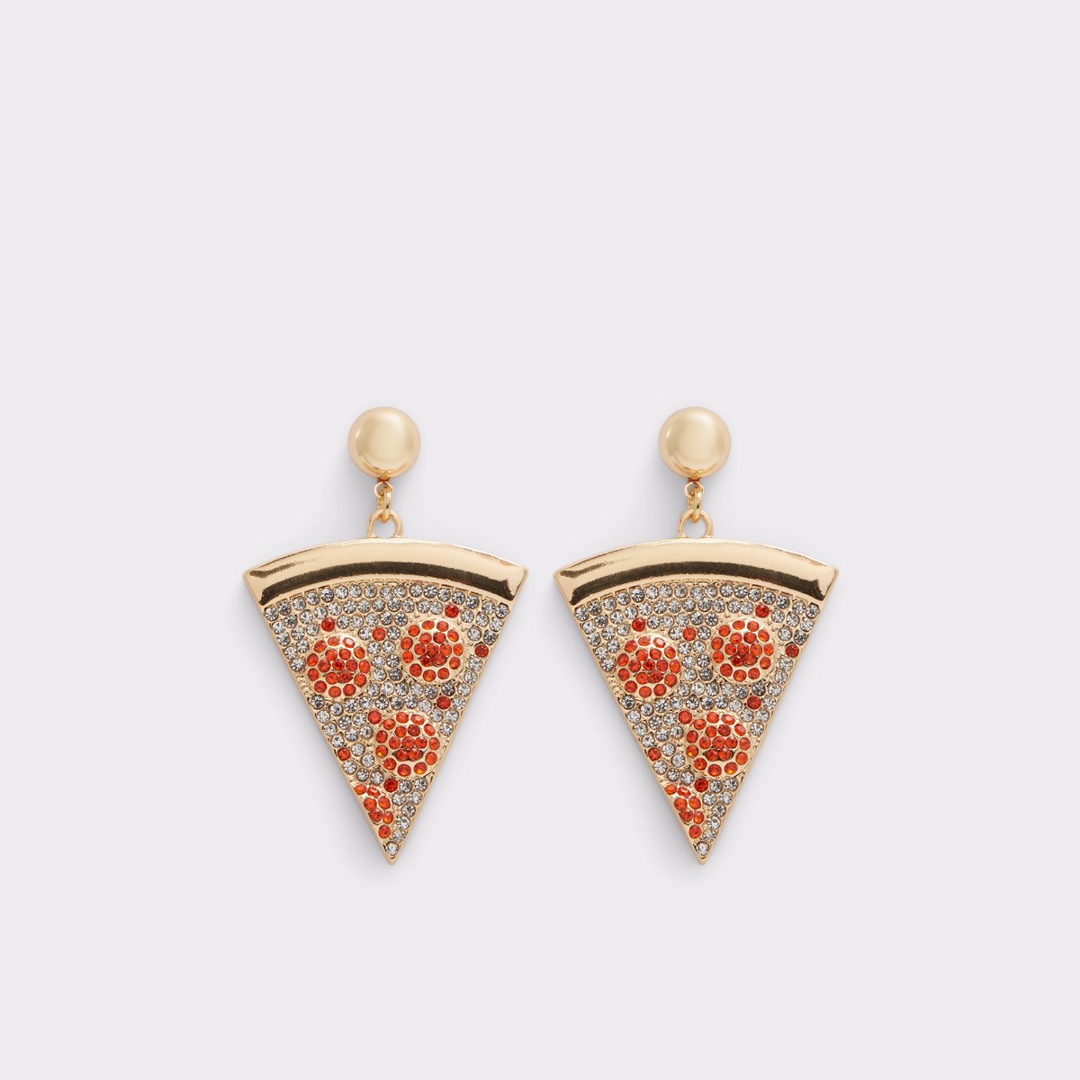 Pizzaa Red Women Earrings