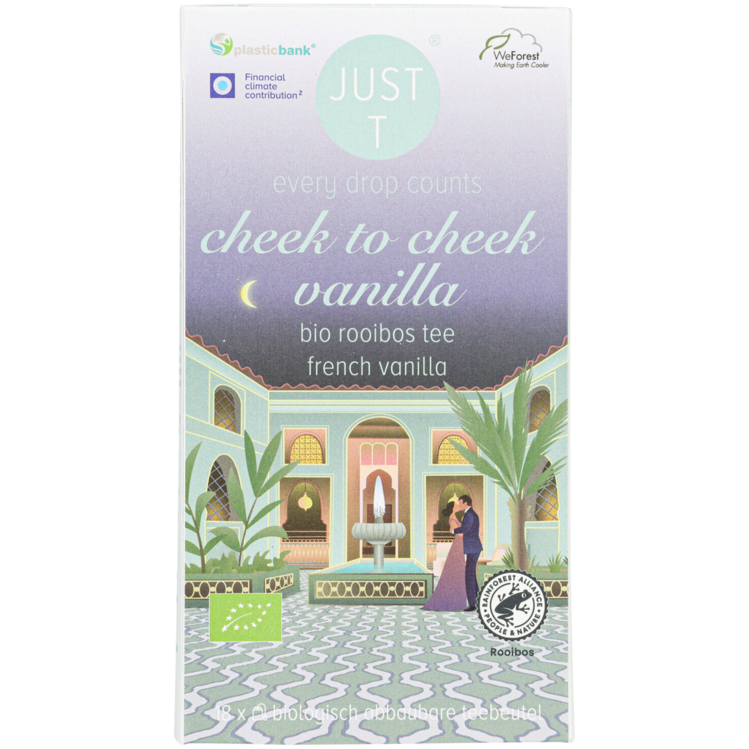 Just T Bio Cheek to Cheek Vanilla 18 portionen