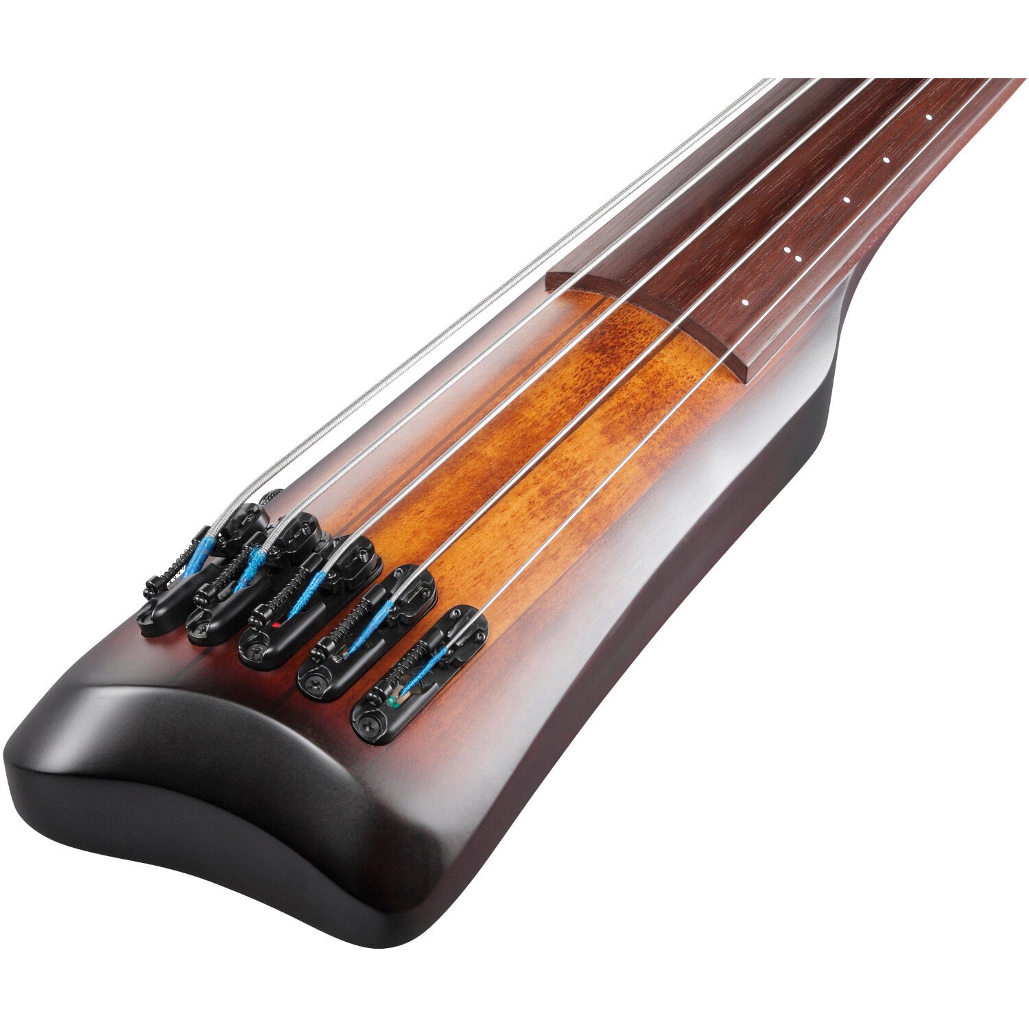 Ibanez UB805 Bass Workshop Mahogany Oil Burst 5-snarige Upright Bass met gigbag