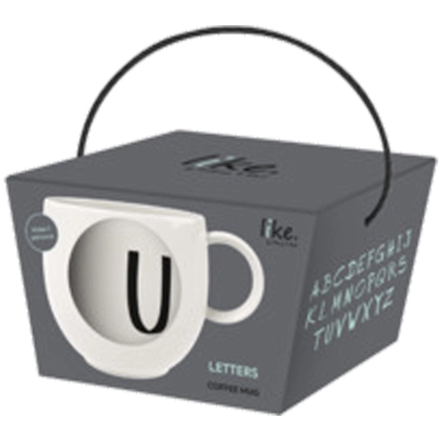Villeroy & Boch Kaffeebecher Letters 330 ml weiß