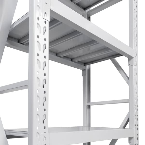 Fornorth Lagerreol 1600kg, 100x50x200cm, Hvit