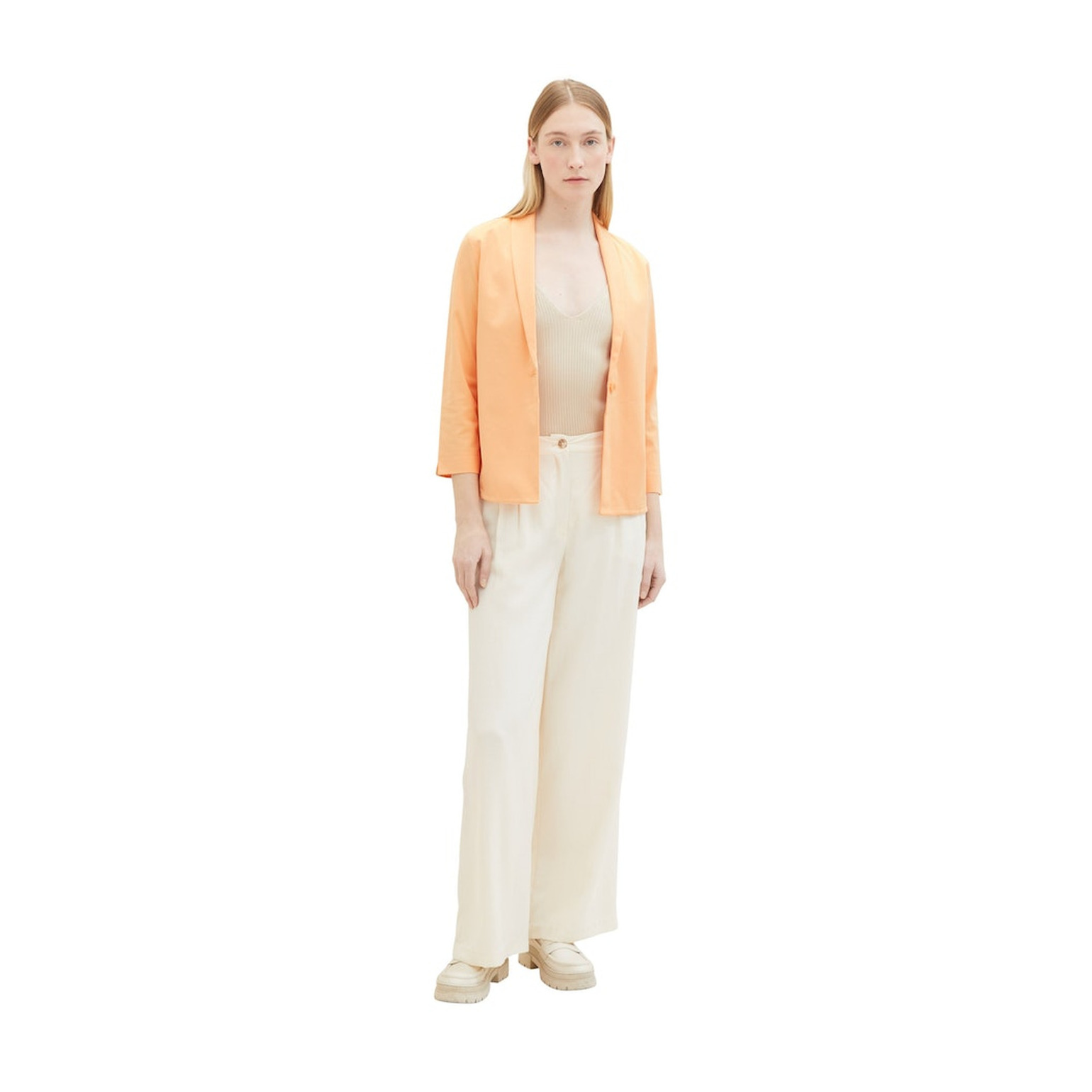 Tom Tailor Easy solid blazer