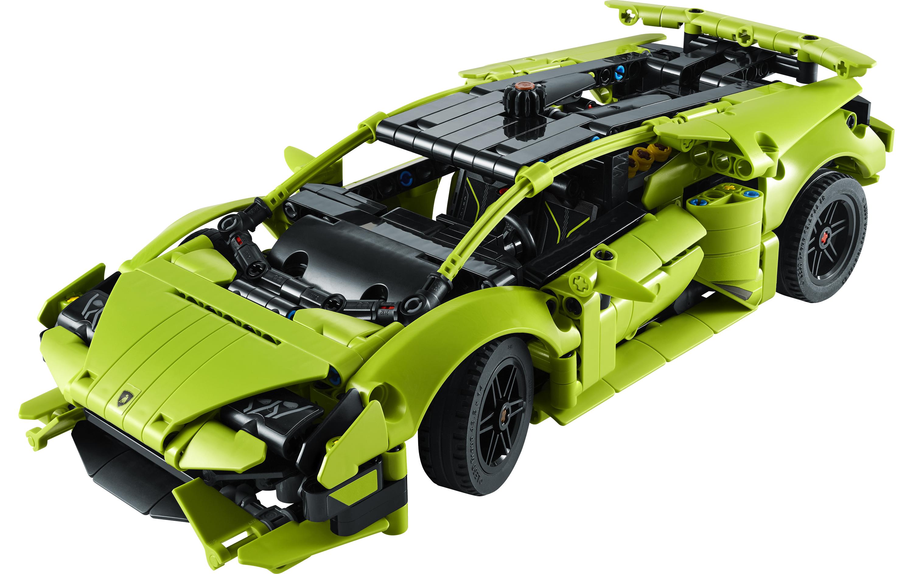 Technic Lamborghini Huracán Tecnica 42161Eine detailgetreue Nachbildung des echten Flitzers