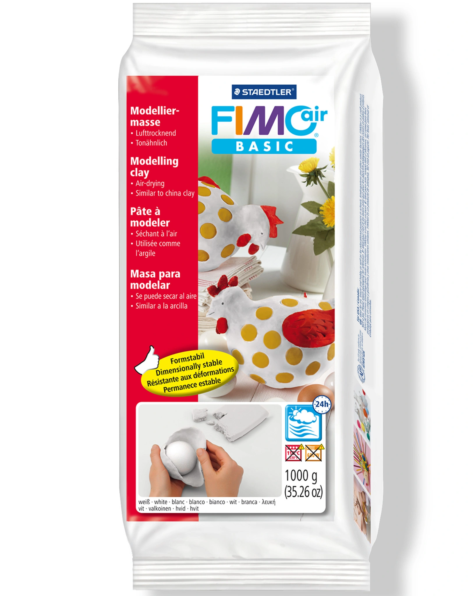 8101-0 Modelliermasse FIMO®air BASIC in weiß