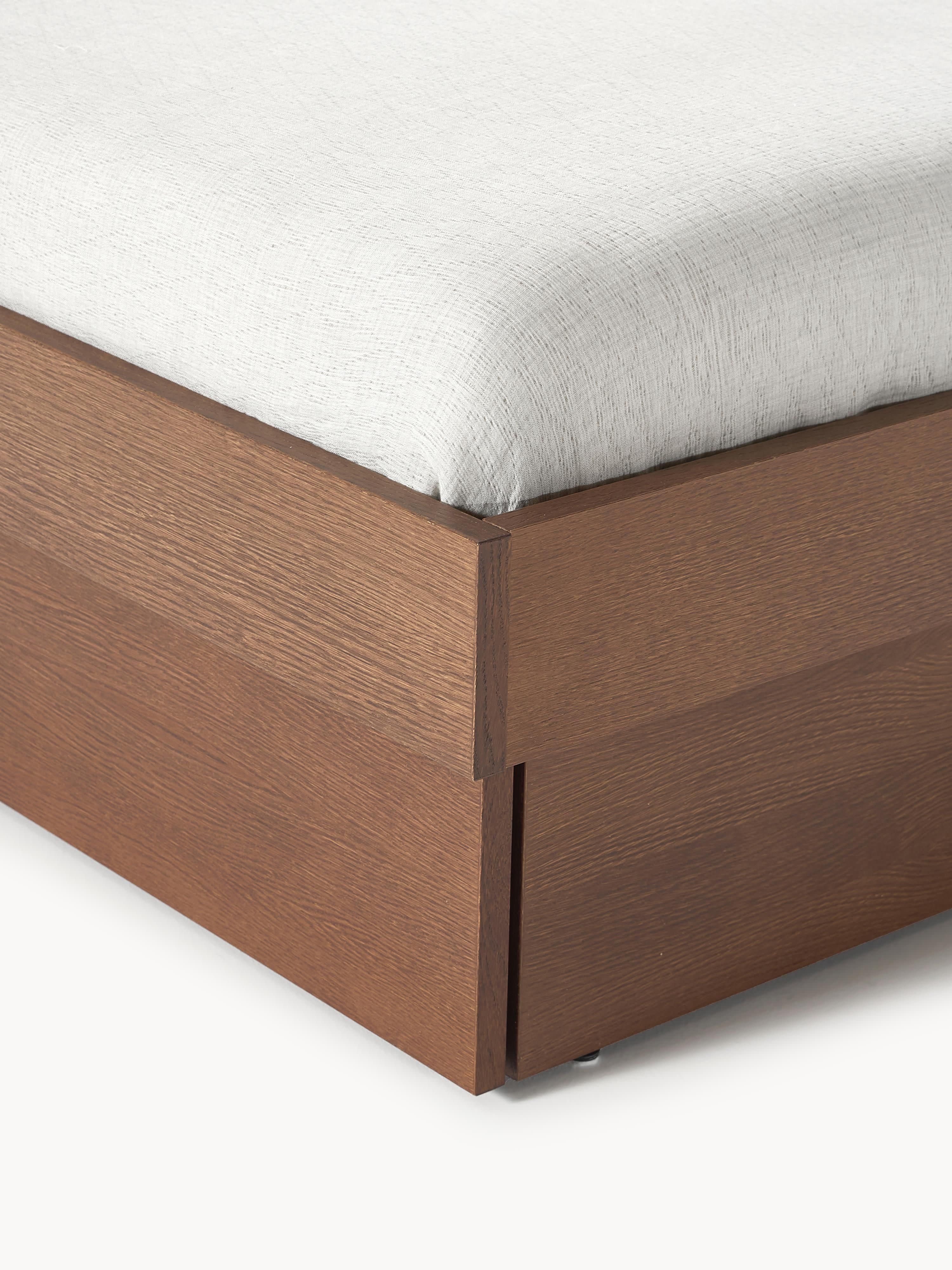 Houten bed Sato met lades