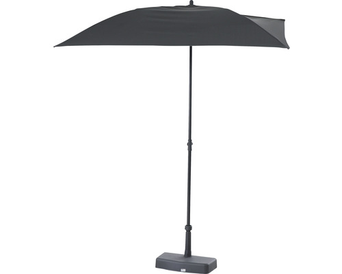 Bart Siena Tuinbalkonparasol, antraciet/grijs, 160 x 10 cm
