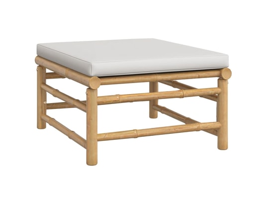 LES TENDANCES - Salon extérieur Salon de jardin-gris-6 places-55x65x30-490846