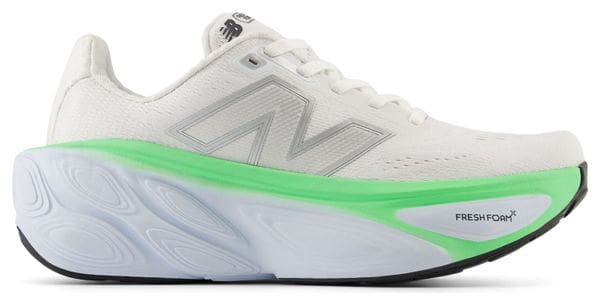 Chaussures Running New Balance Fresh Foam X More v5 Blanc/Vert Femme