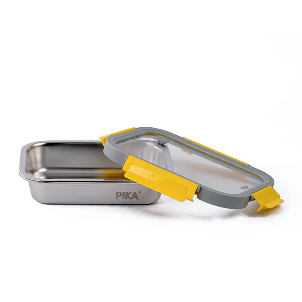 Boîte de conservation en inox rectangulaire 820 ml compatible micro-on