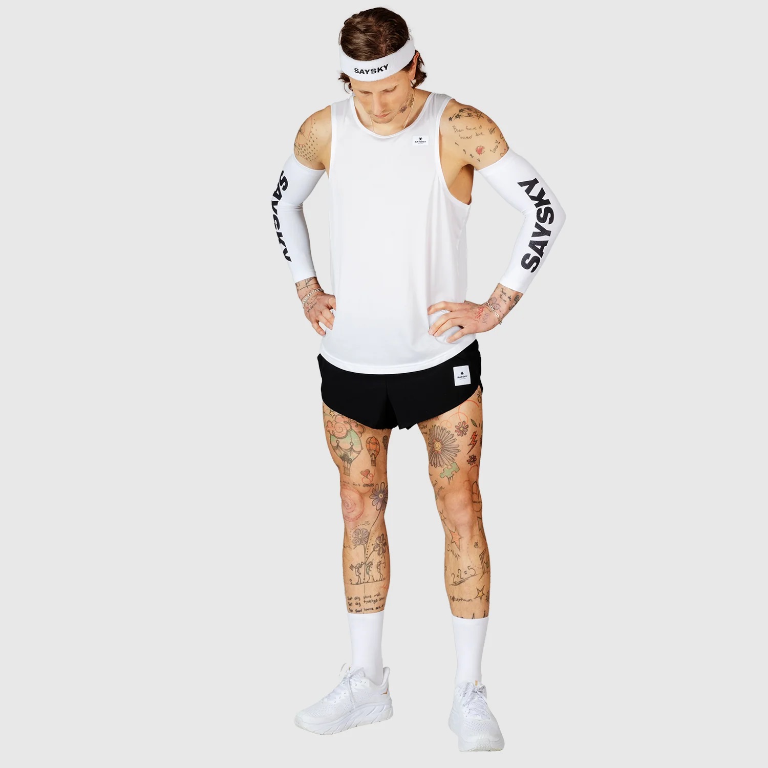 Saysky Combat Sweatband White