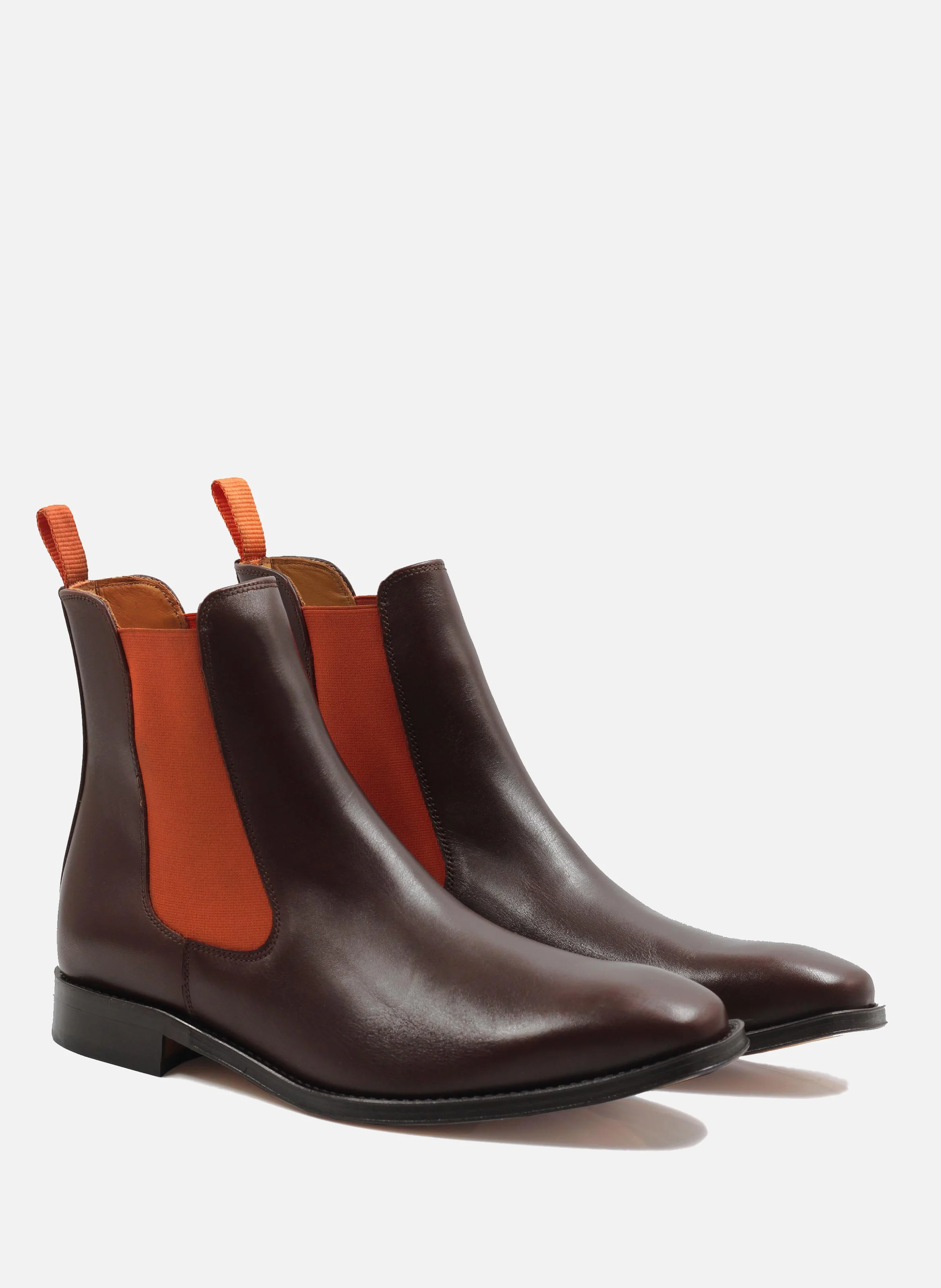 Chelsea boots cuir lisse | Marron
