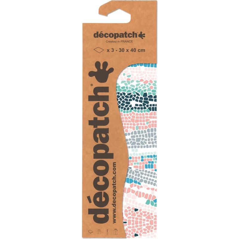 Pochette 3 Feuilles Identiques Ref 857 - Bleu