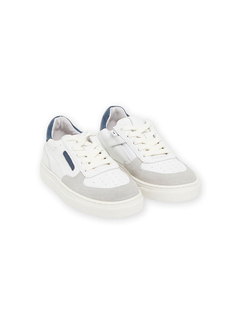 Baskets en cuir
