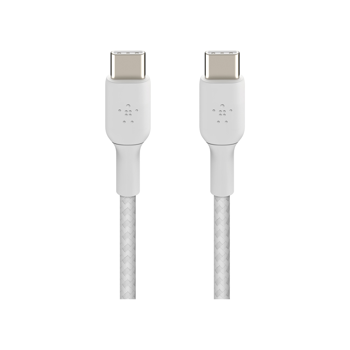 Belkin BOOST CHARGE USB-C til USB-C flettet kabel 1 m (hvit)