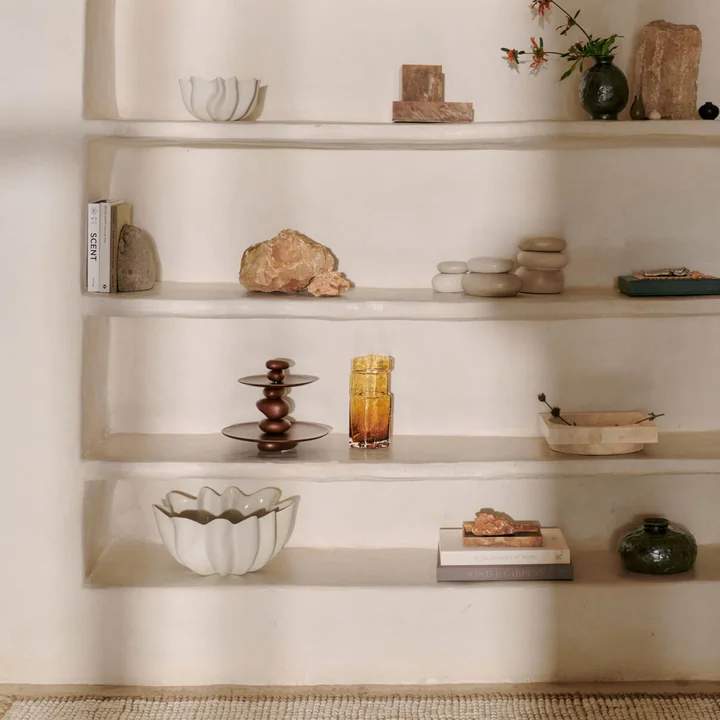 Ferm Living - Nium Schale, Ø 22 cm, dark sage