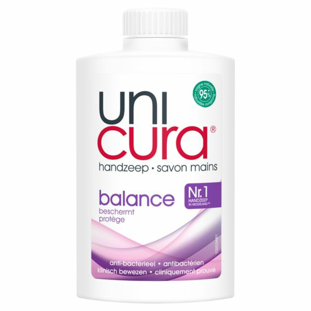 6x Unicura Vloeibare Zeep Navulling Balans250 ml